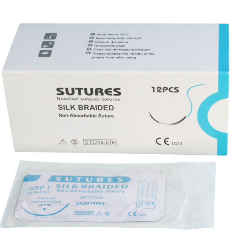 HS-E23 Silk Braided Suture