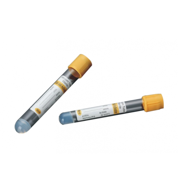 HS-N64 PET/Glass Vacuum Blood Collection SST Tube Gel& Clot Activator Tube