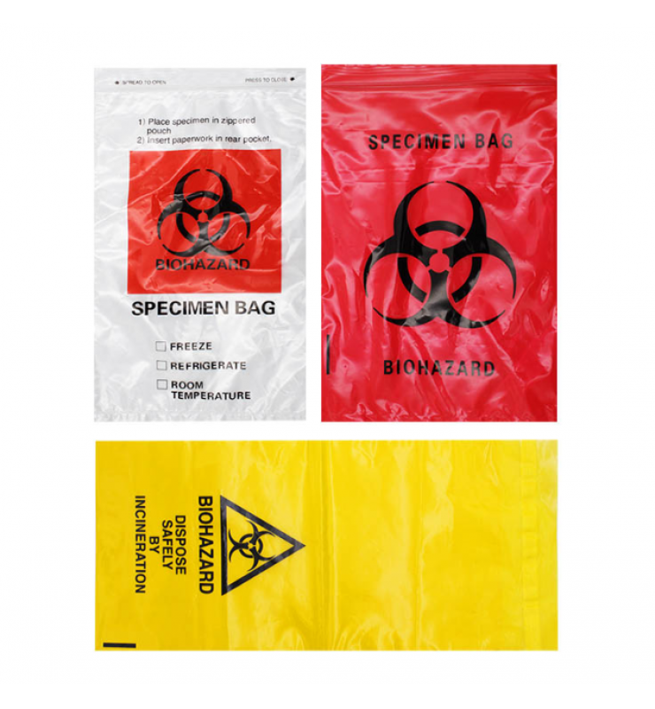 HS-L24 Biohazard Specimen Bag