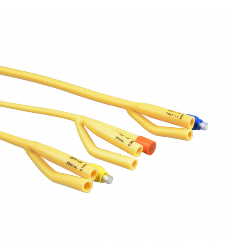 3-way latex foley catheter