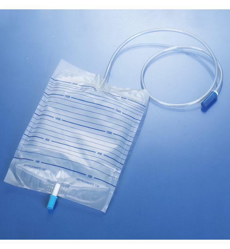 Economic Urinary Drainage Bag With Push Pull Valve