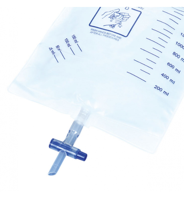 Luxury Urinary Drainage Bag (T valve)