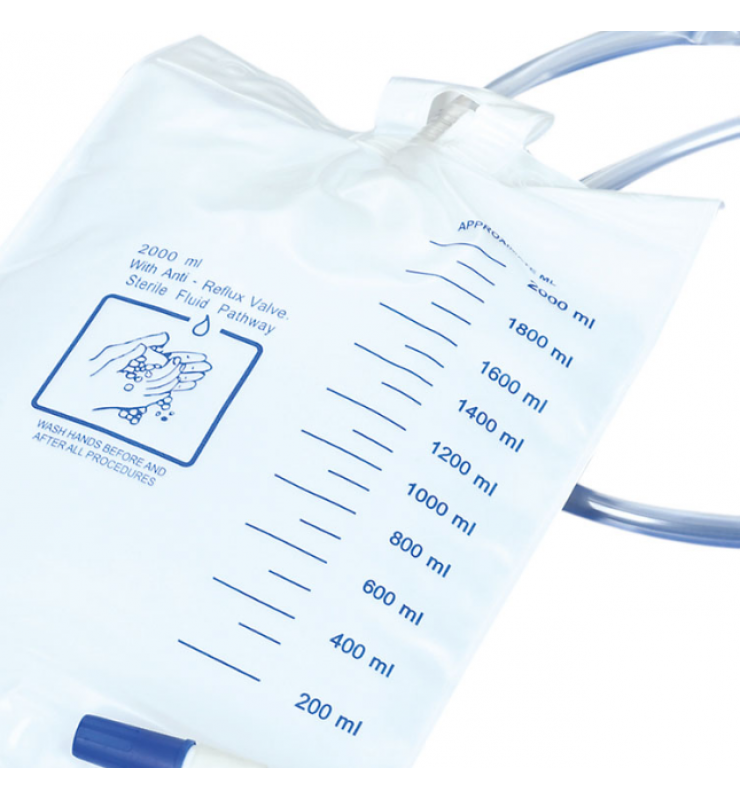 Luxury Urinary Drainage Bag (with single reversal valve)