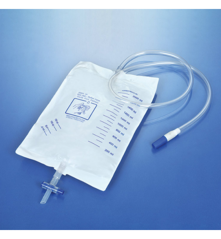 Luxury Urinary Drainage Bag (with single reversal valve)