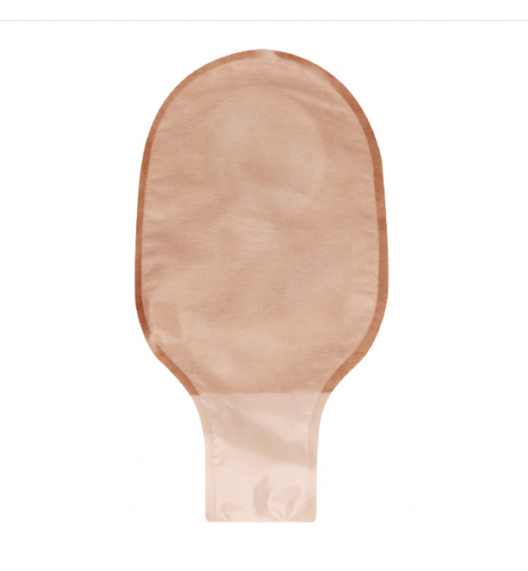 Two-Piece Drainable Pouch With Clamp Closure