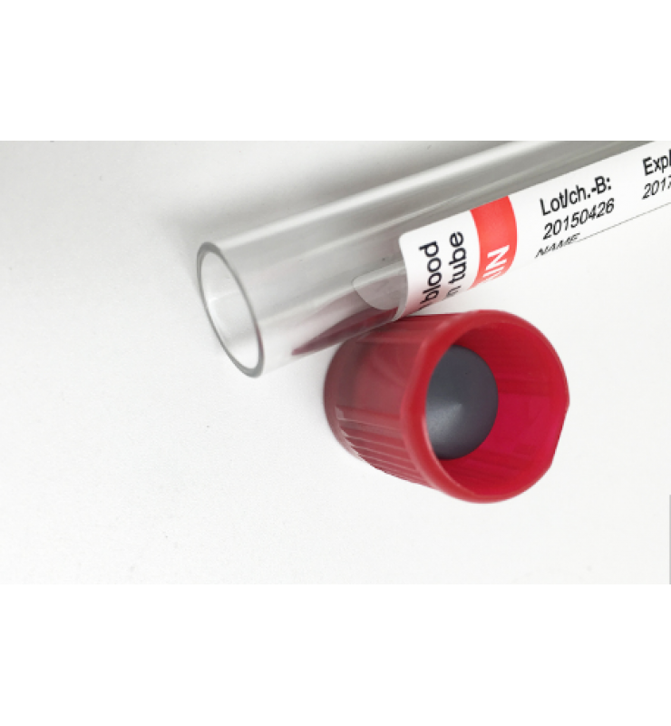 PET /Glass Vacuum Blood Collection Plain Tube